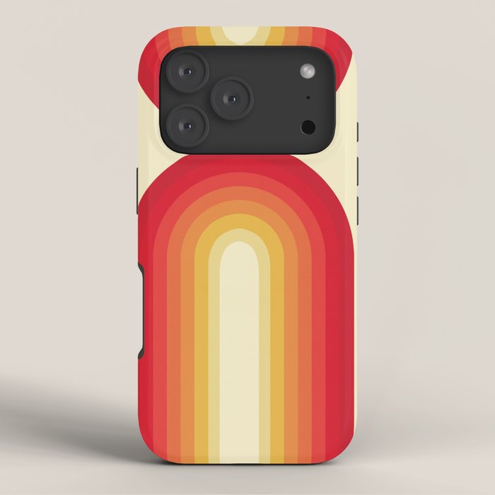 70s Retro Sun iPhone Case