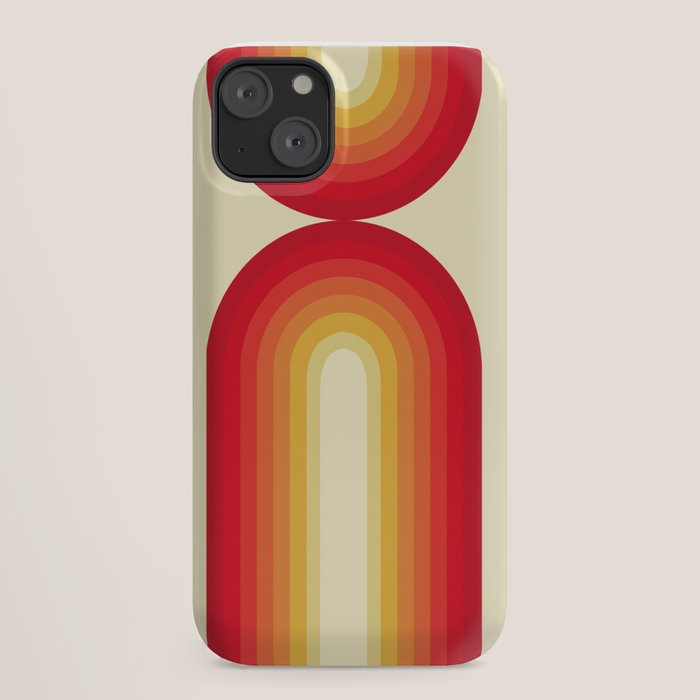 70s Retro Sun iPhone Case