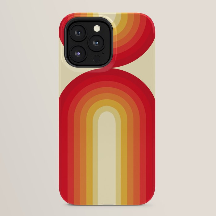 70s Retro Sun iPhone Case