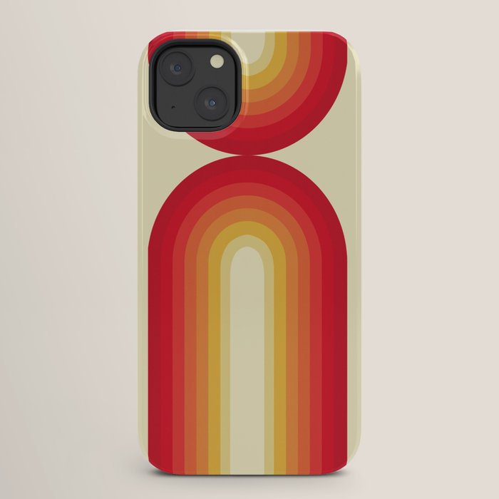 70s Retro Sun iPhone Case