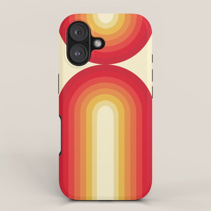 70s Retro Sun iPhone Case