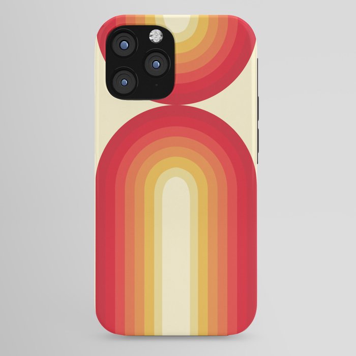 70s Retro Sun iPhone Case