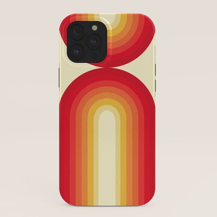 70s Retro Sun iPhone Case