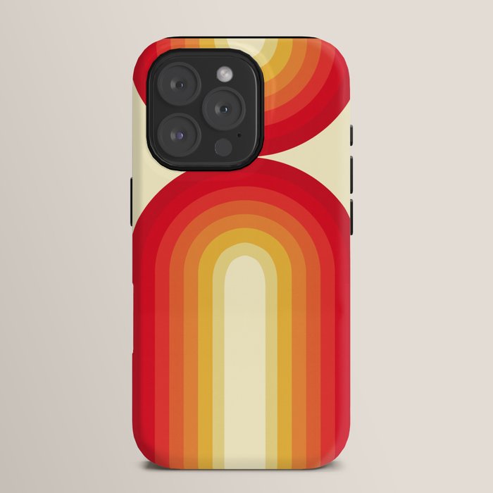 70s Retro Sun iPhone Case