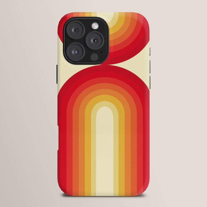 70s Retro Sun iPhone Case