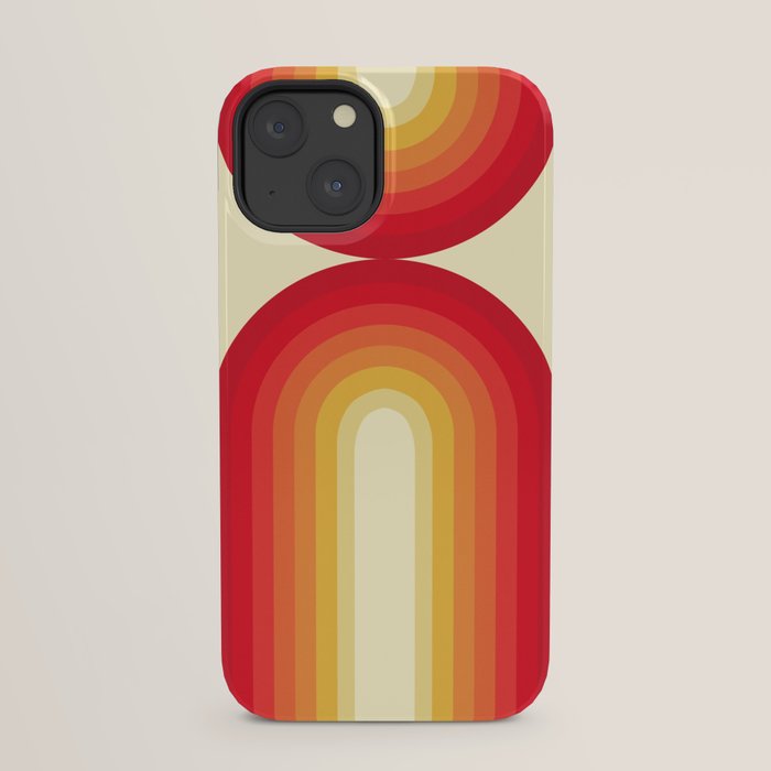 70s Retro Sun iPhone Case