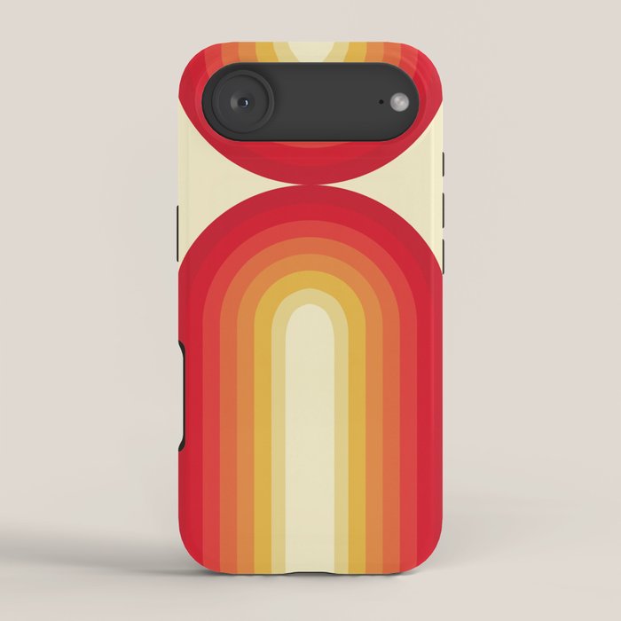 70s Retro Sun iPhone Case