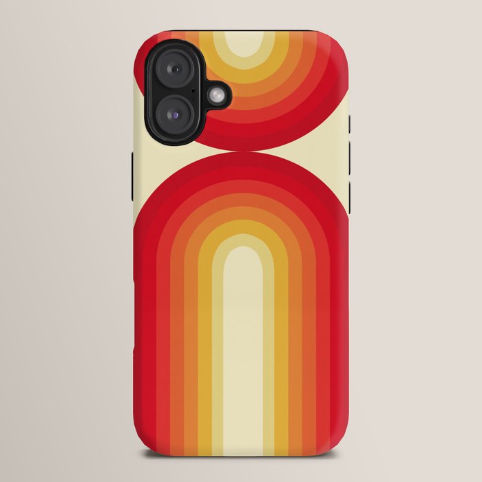 70s Retro Sun iPhone Case