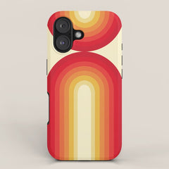 70s Retro Sun iPhone Case