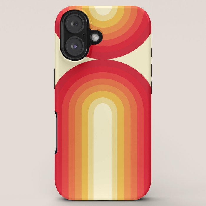 70s Retro Sun iPhone Case