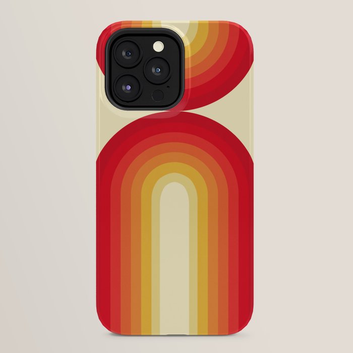 70s Retro Sun iPhone Case