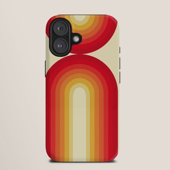 70s Retro Sun iPhone Case