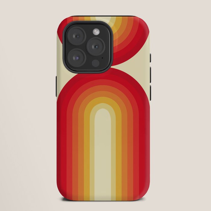 70s Retro Sun iPhone Case