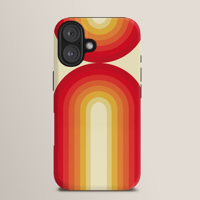 70s Retro Sun iPhone Case