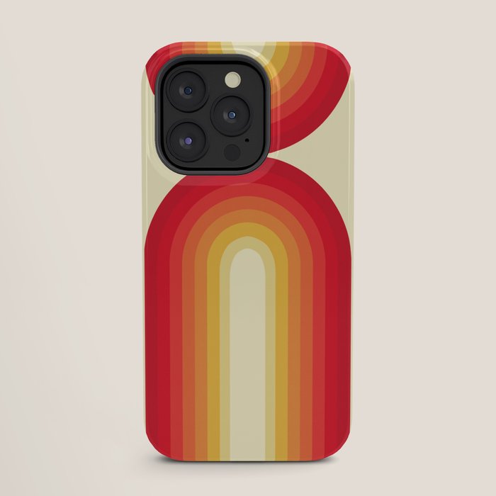 70s Retro Sun iPhone Case