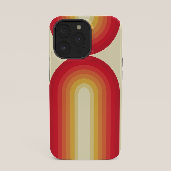 70s Retro Sun iPhone Case