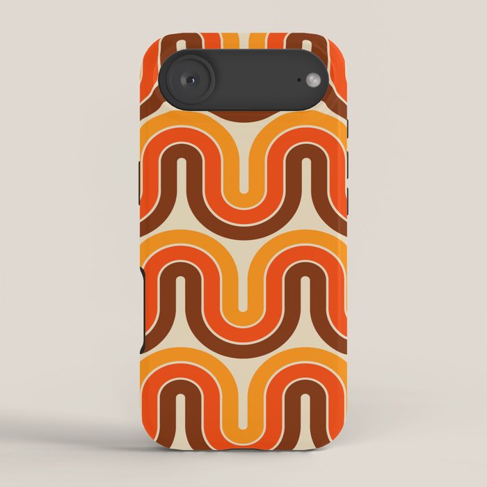 70s Retro Vintage Style 821 Autumn iPhone Case