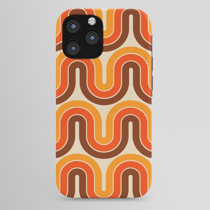 70s Retro Vintage Style 821 Autumn iPhone Case
