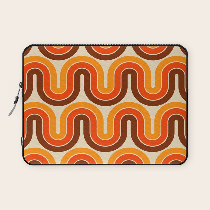70s Retro Vintage Style 821 Autumn Laptop Sleeve
