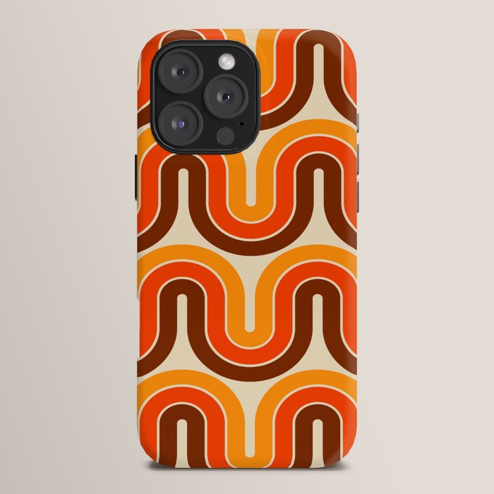 70s Retro Vintage Style 821 Autumn iPhone Case