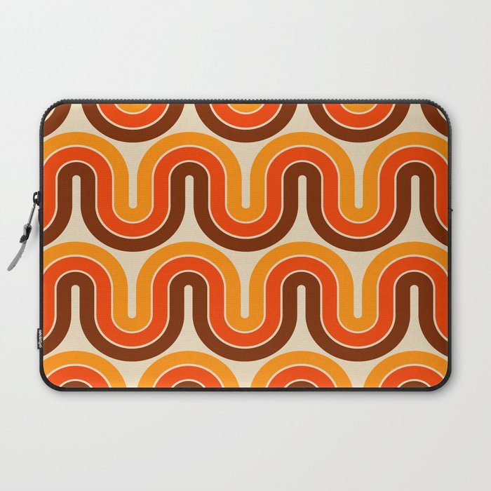70s Retro Vintage Style 821 Autumn Laptop Sleeve