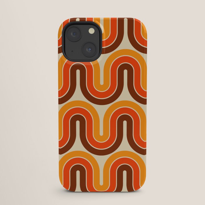 70s Retro Vintage Style 821 Autumn iPhone Case
