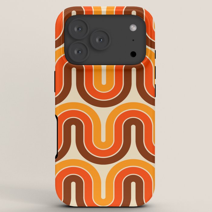 70s Retro Vintage Style 821 Autumn iPhone Case