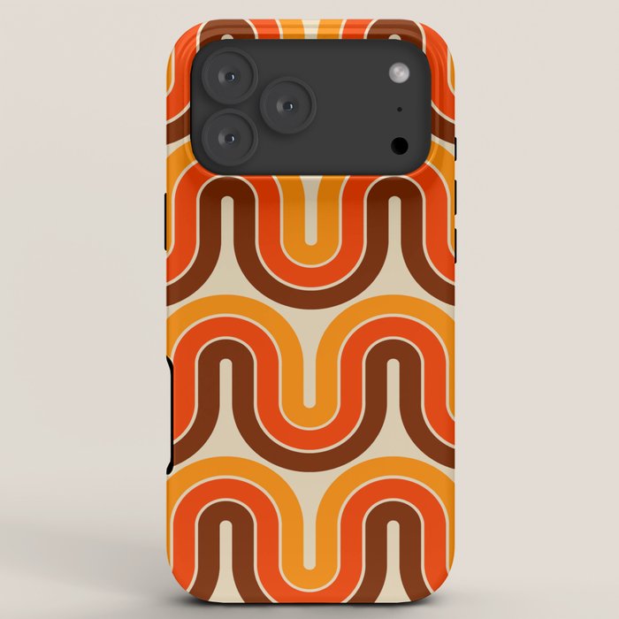 70s Retro Vintage Style 821 Autumn iPhone Case