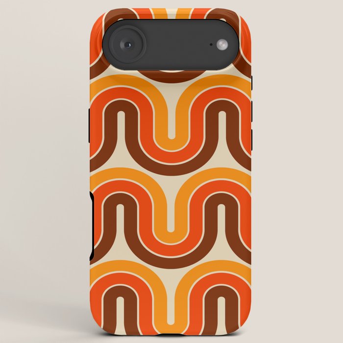 70s Retro Vintage Style 821 Autumn iPhone Case