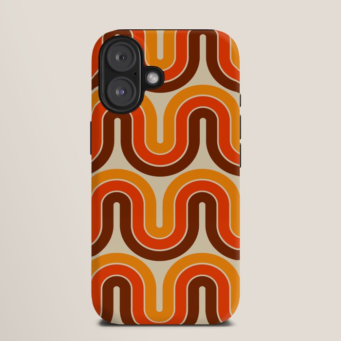 70s Retro Vintage Style 821 Autumn iPhone Case