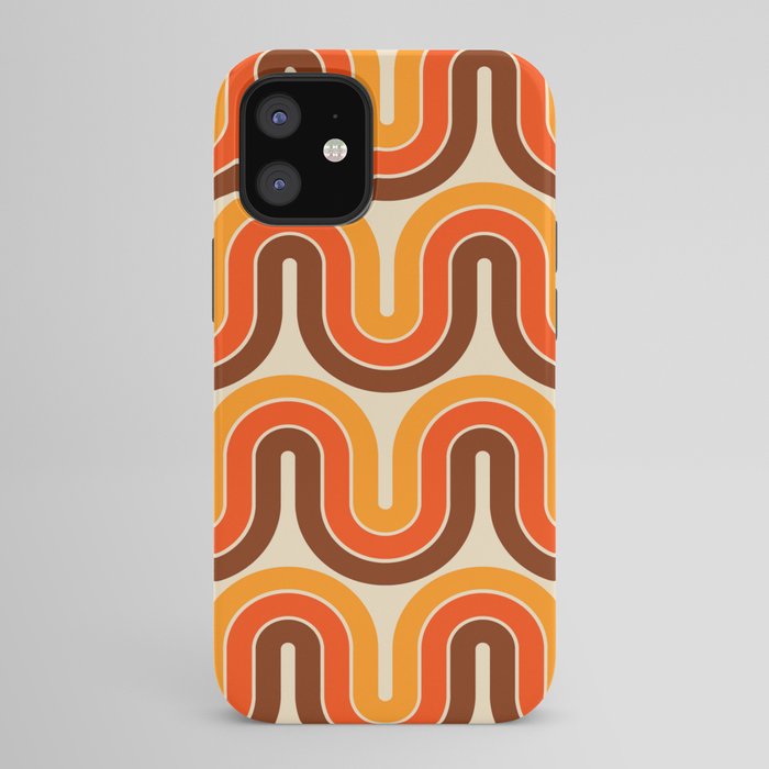 70s Retro Vintage Style 821 Autumn iPhone Case