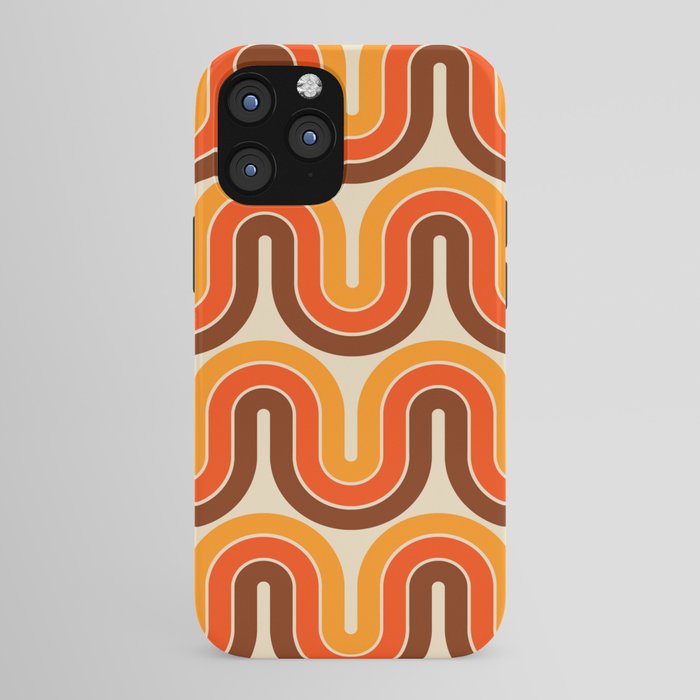 70s Retro Vintage Style 821 Autumn iPhone Case