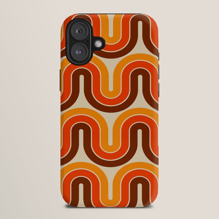 70s Retro Vintage Style 821 Autumn iPhone Case