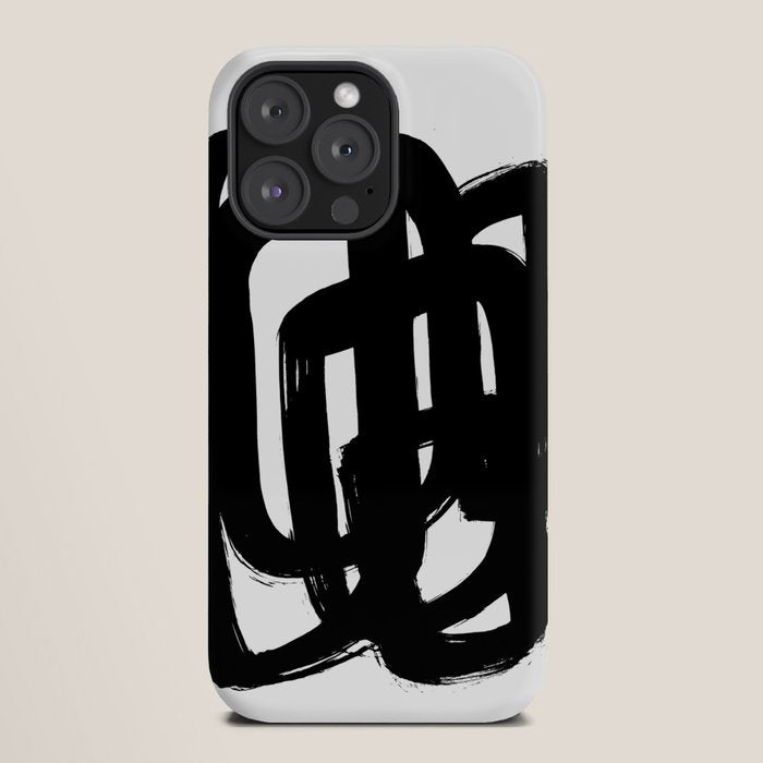 A Heavy Thought White Background iPhone Case