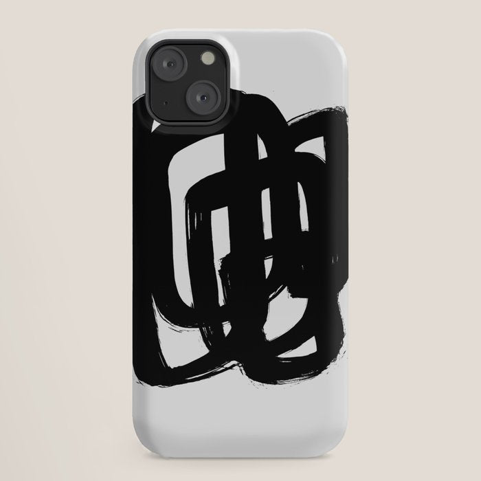 A Heavy Thought White Background iPhone Case
