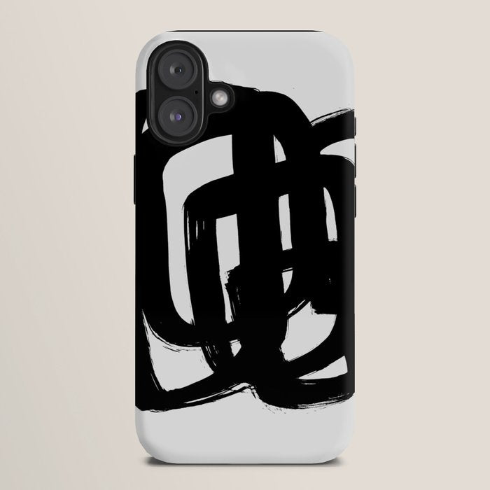 A Heavy Thought White Background iPhone Case