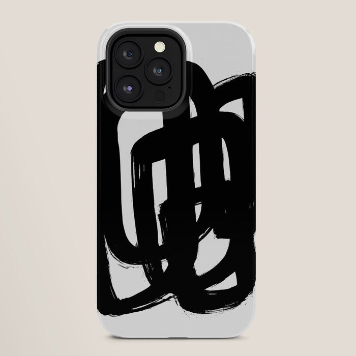 A Heavy Thought White Background iPhone Case