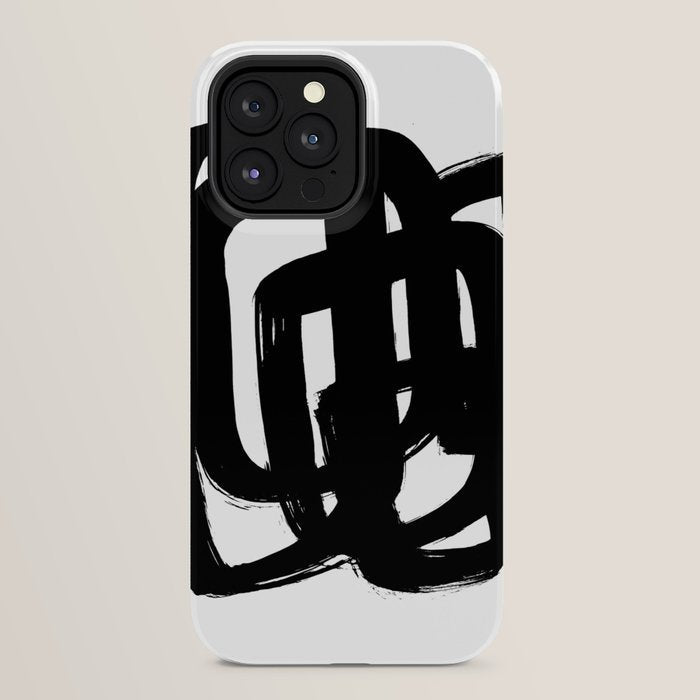 A Heavy Thought White Background iPhone Case