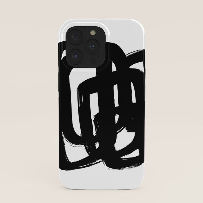 A Heavy Thought White Background iPhone Case