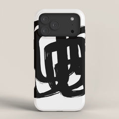 A Heavy Thought White Background iPhone Case