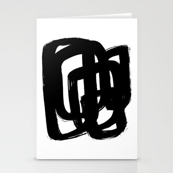 A Heavy Thought White Background Stationery Card