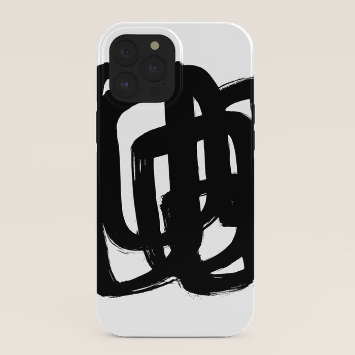 A Heavy Thought White Background iPhone Case