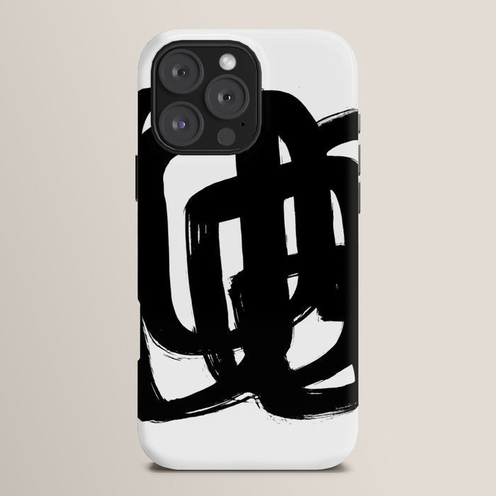 A Heavy Thought White Background iPhone Case