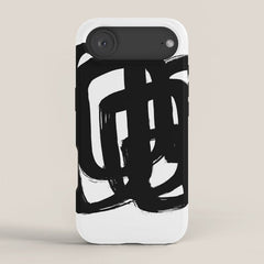 A Heavy Thought White Background iPhone Case
