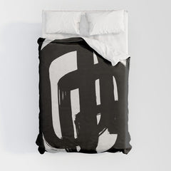 A Heavy Thought White Background Duvet Cover