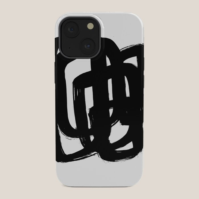 A Heavy Thought White Background iPhone Case