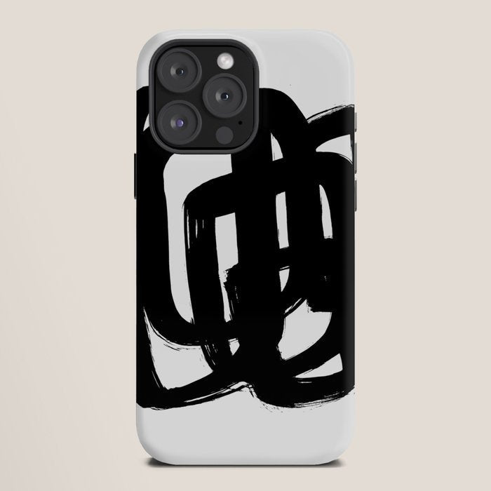 A Heavy Thought White Background iPhone Case