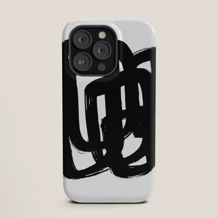 A Heavy Thought White Background iPhone Case