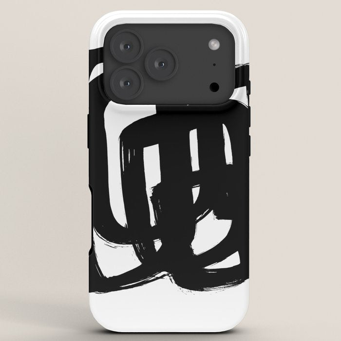 A Heavy Thought White Background iPhone Case