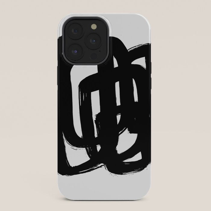 A Heavy Thought White Background iPhone Case